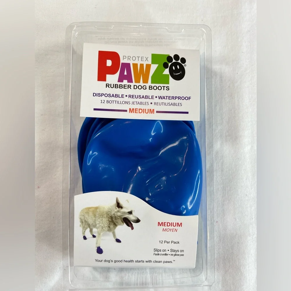 Pawz Protex Rubber Dog Boots‎ Size Medium